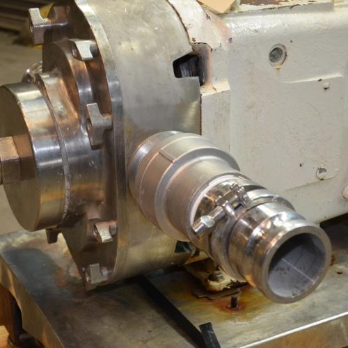 Waukesha Model 220 15 HP S/S Positive Displacement Pump with Pressure Relief Cover