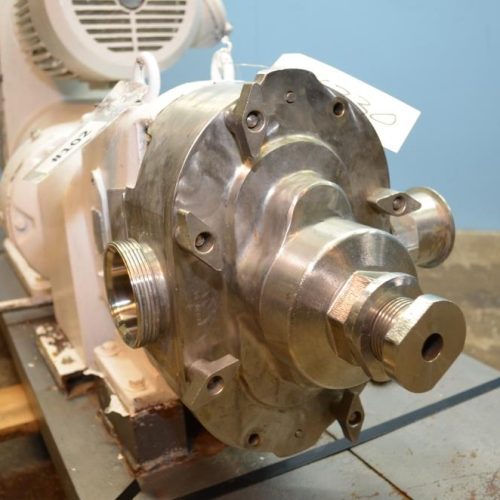 Waukesha Model 130 15 HP S/S Positive Displacement Pump with Pressure Relief Cover