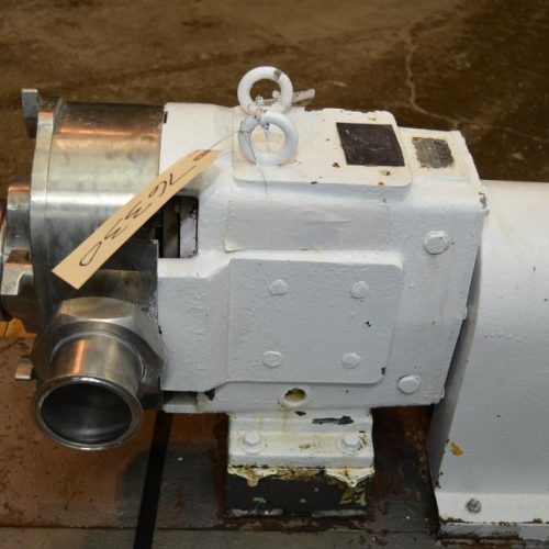 Waukesha Model 130 15 HP S/S Positive Displacement Pump with Pressure Relief Cover