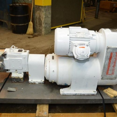 Waukesha Model 130 15 HP S/S Positive Displacement Pump with Pressure Relief Cover
