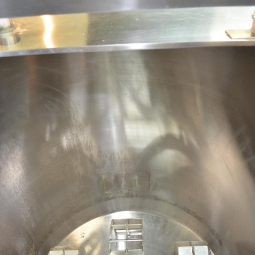 225 Gallon S/S Vertical Medium Shear Squirrel Cage / Dixie Style Mixing Tank