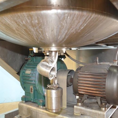 225 Gallon S/S Vertical Medium Shear Squirrel Cage / Dixie Style Mixing Tank