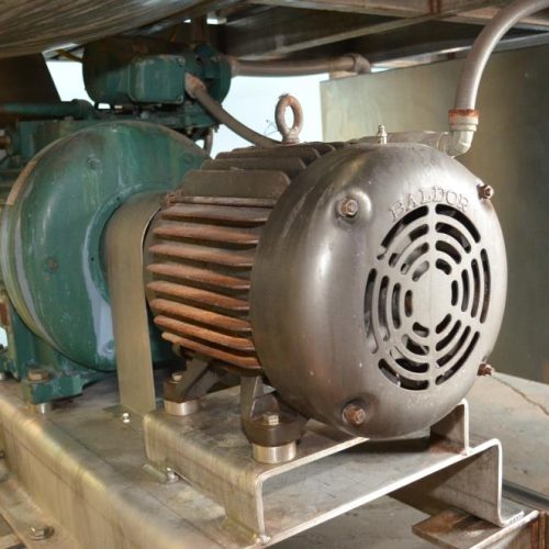 225 Gallon S/S Vertical Medium Shear Squirrel Cage / Dixie Style Mixing Tank