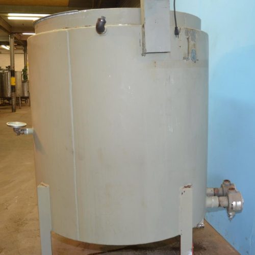 350 Gallon S/S Vertical Jacketed Prop Agitated Tank