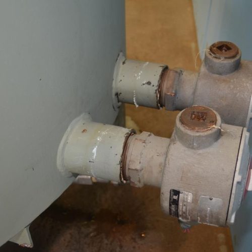 350 Gallon S/S Vertical Jacketed Prop Agitated Tank