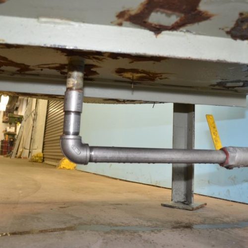 350 Gallon S/S Vertical Jacketed Prop Agitated Tank