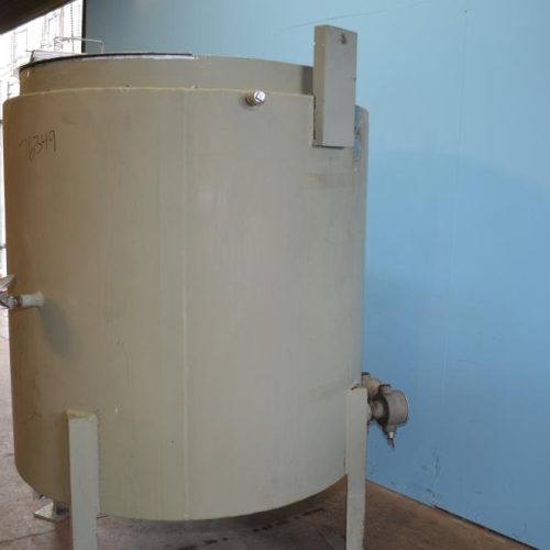350 Gallon S/S Vertical Jacketed Prop Agitated Tank