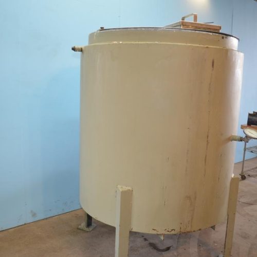 350 Gallon S/S Vertical Jacketed Prop Agitated Tank