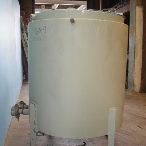 350 Gallon S/S Vertical Jacketed Prop Agitated Tank