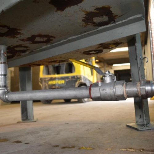 350 Gallon S/S Vertical Jacketed Prop Agitated Tank