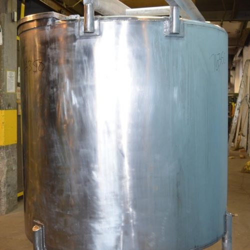 400 Gallon Feldmeier S/S Vertical Single Wall Tank