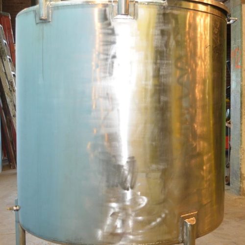 400 Gallon Feldmeier S/S Vertical Single Wall Tank