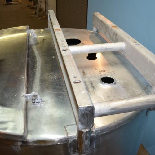 400 Gallon Feldmeier S/S Vertical Single Wall Tank