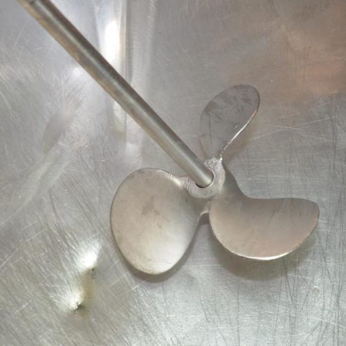 (2) 200 Gallon Vertical S/S Single Wall Prop Agitated Tanks on Common Platform