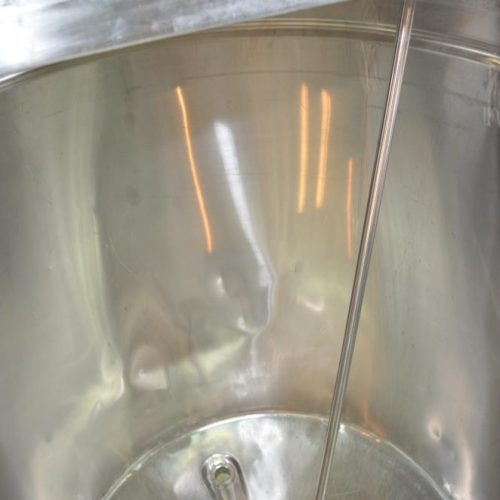 (2) 200 Gallon Vertical S/S Single Wall Prop Agitated Tanks on Common Platform