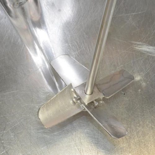 (2) 200 Gallon Vertical S/S Single Wall Prop Agitated Tanks on Common Platform