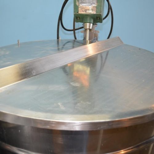 (2) 200 Gallon Vertical S/S Single Wall Prop Agitated Tanks on Common Platform