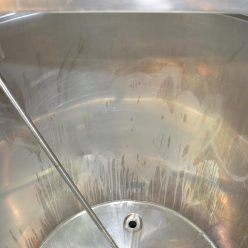 (2) 200 Gallon Vertical S/S Single Wall Prop Agitated Tanks on Common Platform