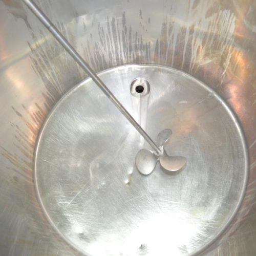 (2) 200 Gallon Vertical S/S Single Wall Prop Agitated Tanks on Common Platform