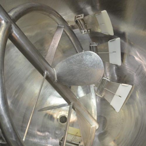 300 Gallon Groen Model 300D10TI S/S Jacketed Incline Sweep Scrape Agitated Kettle