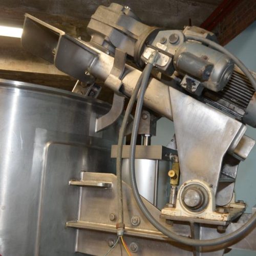 300 Gallon Groen Model 300D10TI S/S Jacketed Incline Sweep Scrape Agitated Kettle