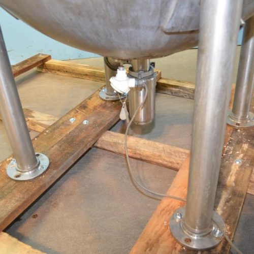 300 Gallon Groen Model 300D10TI S/S Jacketed Incline Sweep Scrape Agitated Kettle