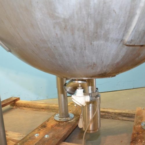 300 Gallon Groen Model 300D10TI S/S Jacketed Incline Sweep Scrape Agitated Kettle