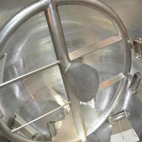 300 Gallon Groen Model 300D10TI S/S Jacketed Incline Sweep Scrape Agitated Kettle