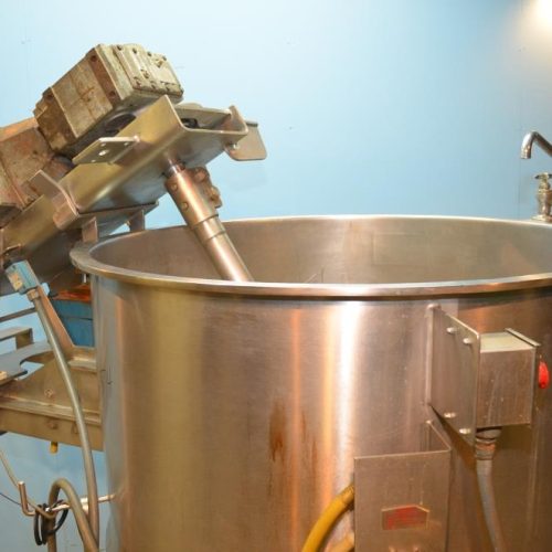 300 Gallon Groen Model 300D10TI S/S Jacketed Incline Sweep Scrape Agitated Kettle