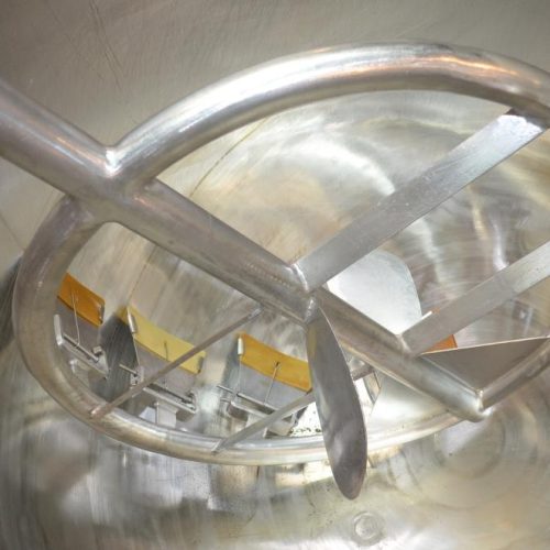 300 Gallon Groen Model 300D10TI S/S Jacketed Incline Sweep Scrape Agitated Kettle