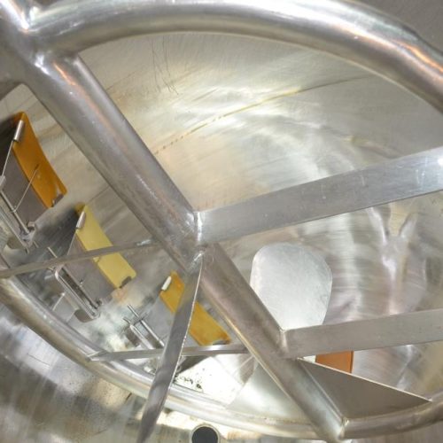 300 Gallon Groen Model 300D10TI S/S Jacketed Incline Sweep Scrape Agitated Kettle