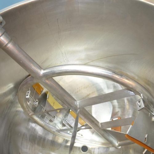 300 Gallon Groen Model 300D10TI S/S Jacketed Incline Sweep Scrape Agitated Kettle