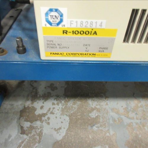 APT Manufacturing Robotic Palletizing Cell with Fanuc Model R1000 Robotic Arm