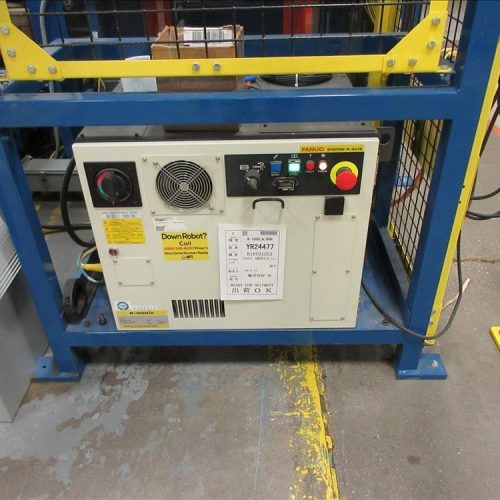 APT Manufacturing Robotic Palletizing Cell with Fanuc Model R1000 Robotic Arm