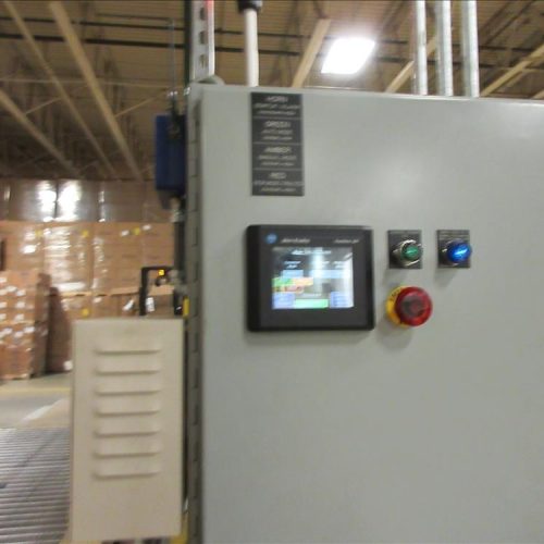 Lantech Model S2500 Automatic Straddle Pallet Stretch Wrapper Line