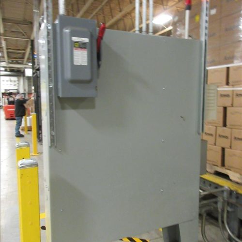 Lantech Model S2500 Automatic Straddle Pallet Stretch Wrapper Line