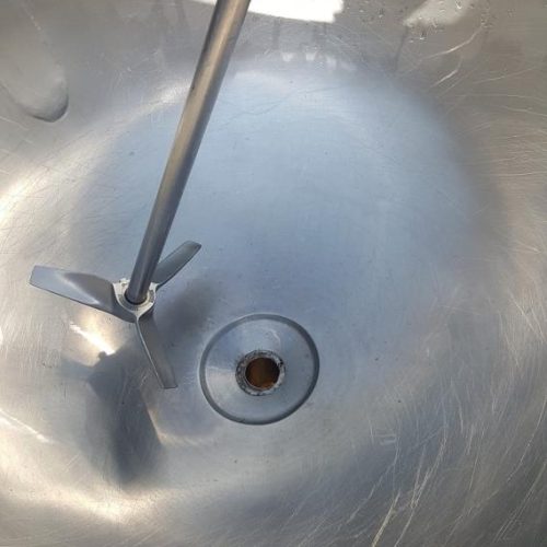 50 Gallon Lee Model 50A S/S Jacketed Prop Agitated Kettle