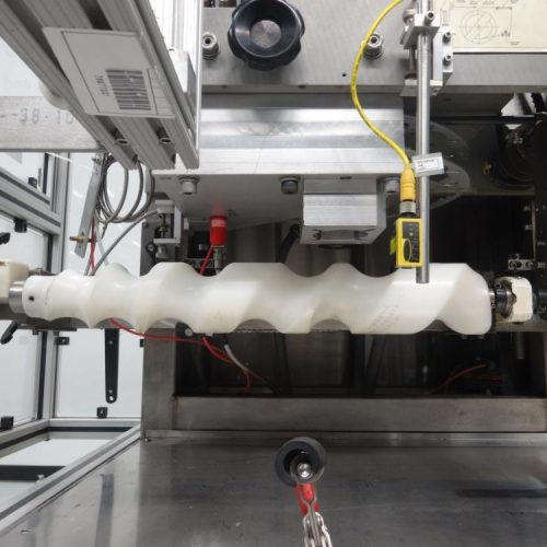 PDC Model 75-ERL Automatic Shrink Sleeve Labeler and Tamper Evident Neck Bander
