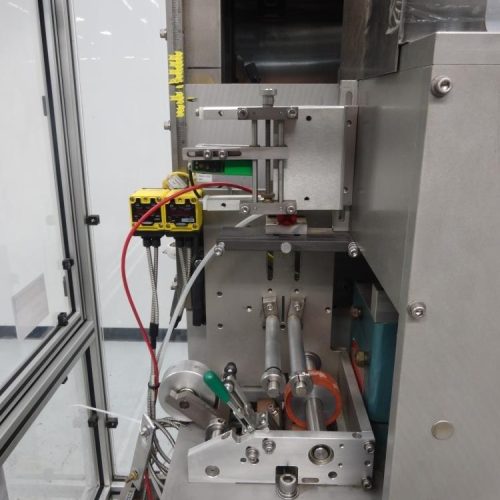 PDC Model 75-ERL Automatic Shrink Sleeve Labeler and Tamper Evident Neck Bander