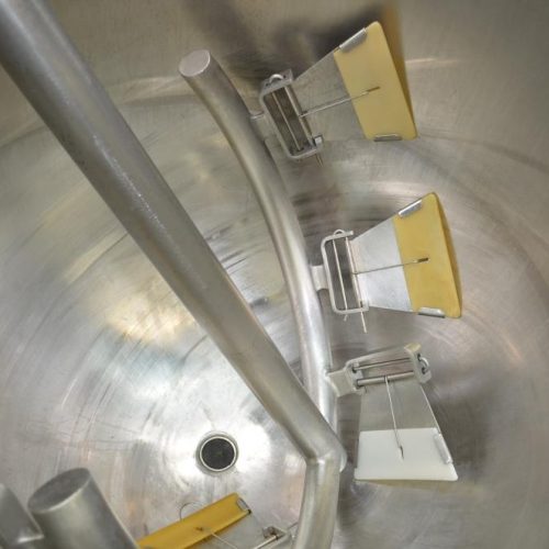 200 Gallon GroenModel 200D7TI S/S Jacketed Incline Sweep Scrape Agitated Kettle