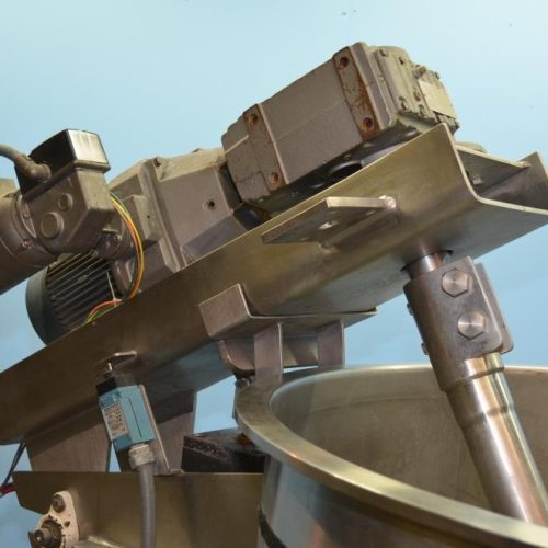 200 Gallon GroenModel 200D7TI S/S Jacketed Incline Sweep Scrape Agitated Kettle