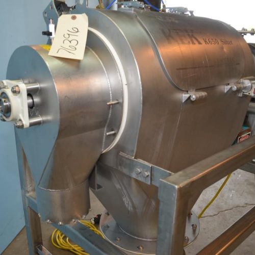 Kemutec Model K650C S/S 18 in Dia x 24 in Long Centrifugal Sifter