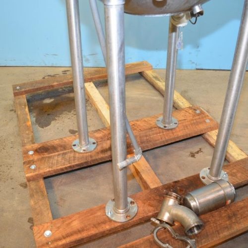 100 Gallon Groen Model INA2100 S/S Jacketed Incline Sweep Scrape Agitated Kettle