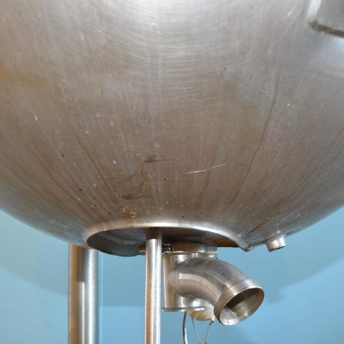200 Gallon Lee Model 200D S/S Jacketed Kettle with Cover