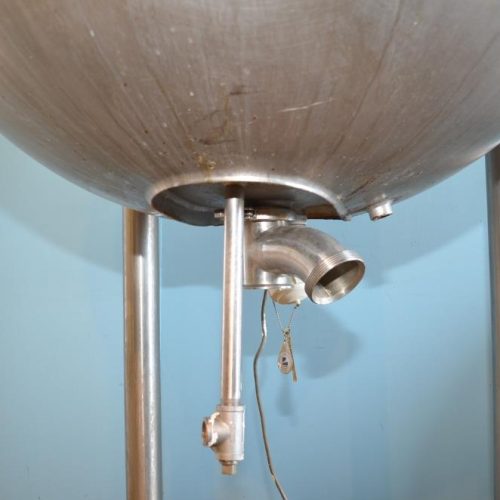 200 Gallon Lee Model 200D S/S Jacketed Kettle with Cover