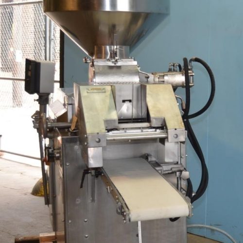 Nutec Model 720 Patty Former 7,800 PPH with Paper Inserter