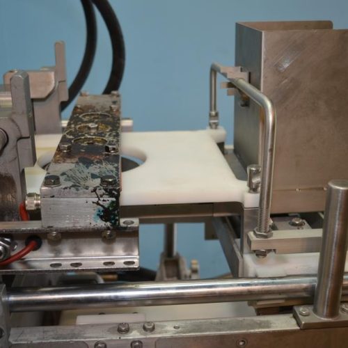 Nutec Model 720 Patty Former 7,800 PPH with Paper Inserter