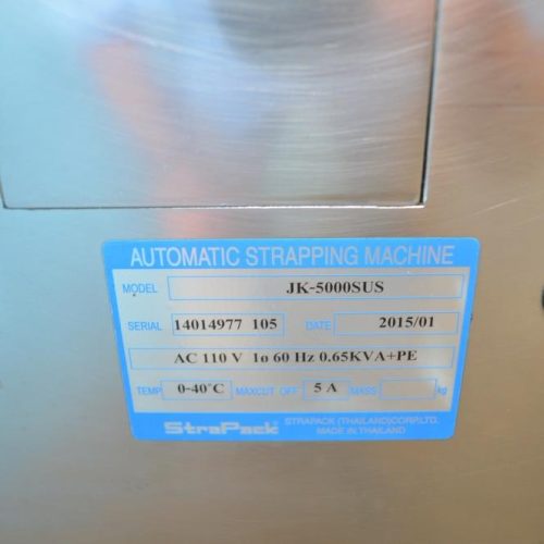 Strapack Model JK5000 Automatic Strapping Machine