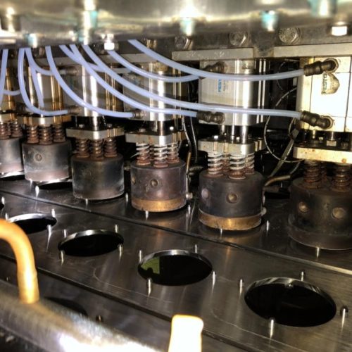 Pack Line Model PXM6 300 CPM (6) Lane S/S Linear Cup Filler and Sealer