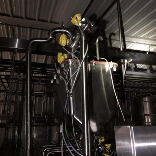 Pack Line Model PXM6 300 CPM (6) Lane S/S Linear Cup Filler and Sealer